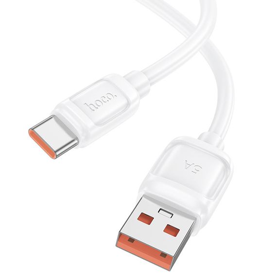 Дата кабель Hoco X115 Surpass USB to Type-C 100W (1m) White | Зображення 3