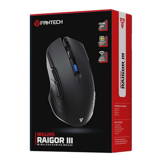 Wireless Мышь Игровая FANTECH WG12RS Raigor III Silent click | Зображення 1