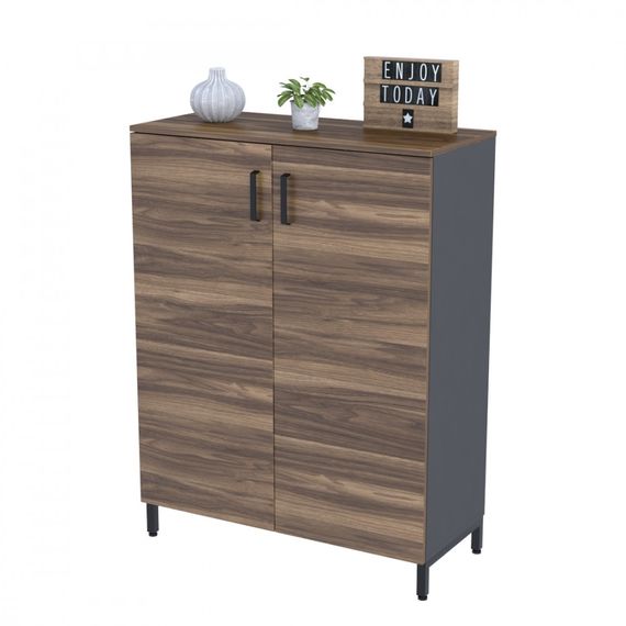 Тумба офисная Loft Design LT-900-1200 антрацит дуб борас | Зображення 5