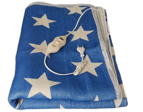 Электропростынь Electric Blanket 7421 150х160 см, біла зірка | Зображення 1