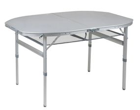 Стіл Bo-Camp Premium Oval 120x80 cm Grey (1404420)