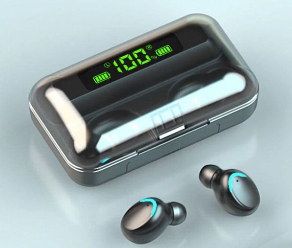 Беспроводные наушники Primo F9 Bluetooth V5.0 с микрофоном - Black | Зображення 3