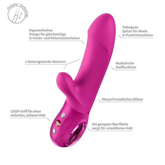 Пульсатор Fun Factory Bi Stronic Embrace Magenta Sex Aura | Зображення 7