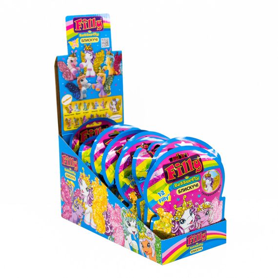 Коллекционная фигурка для игры Пони Filly F100001-00 серии Блестящие Бабочки | Зображення 1