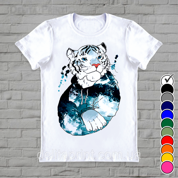 Футболки новорічні Фемілі Лук "Білі Тигри" Family Look для всієї родини | Зображення 3