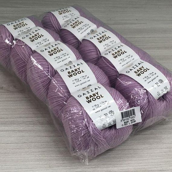 Пряжа Gazzal – Baby Wool  колір 823 | Зображення 3