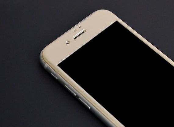 Full Cover захисне скло для iPhone 7 Plus / iPhone 8 Plus - Gold | Зображення 2