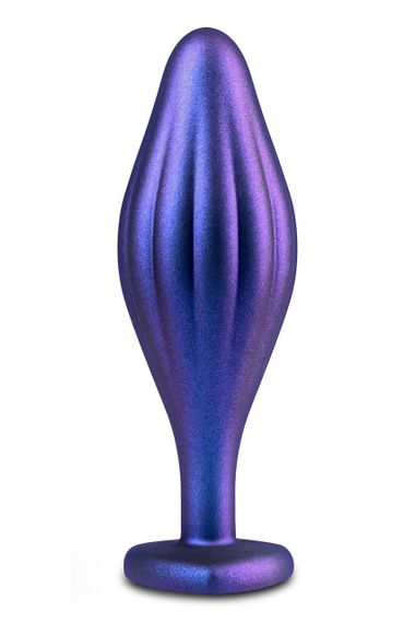 Волнистая анальная пробка Blush Anal Adventures Matrix со стимулирующим дизайном, фиолетовая sexstyle