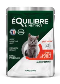 Корм Equilibre & Instinct влажный для котят с курицей 85 гр