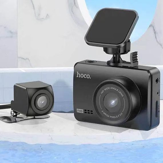 Відеореєстратор Hoco DV3 Black | Зображення 3