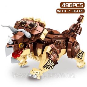Конструктор Трицератопс, Mingdi 496 деталей