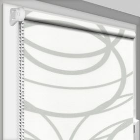Рулонна штора Rolets Геометрія 1-52821-1700 170x170 см відкритого типу Біла