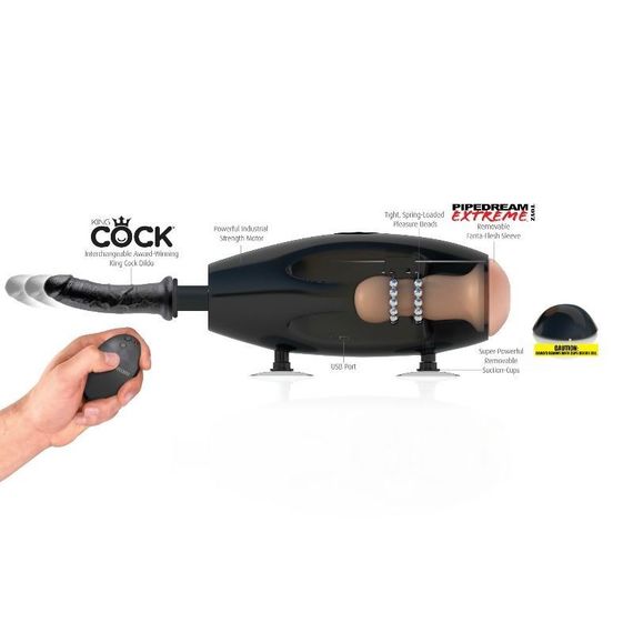 Секс-машина для двох Pipedream Fetish Fantasy Extreme на присосках з утримувачем для телефону sexstyle | Зображення 5