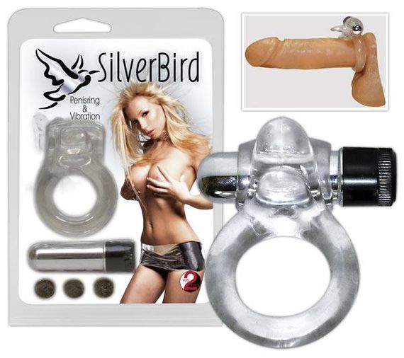 Віброкільце SILVER BIRD Sex Aura | Зображення 1