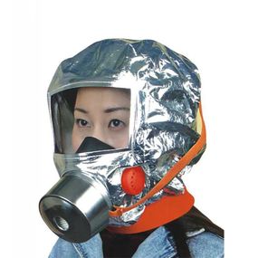 Маска протигаз, панорамний протигаз Fire mask HJ-42