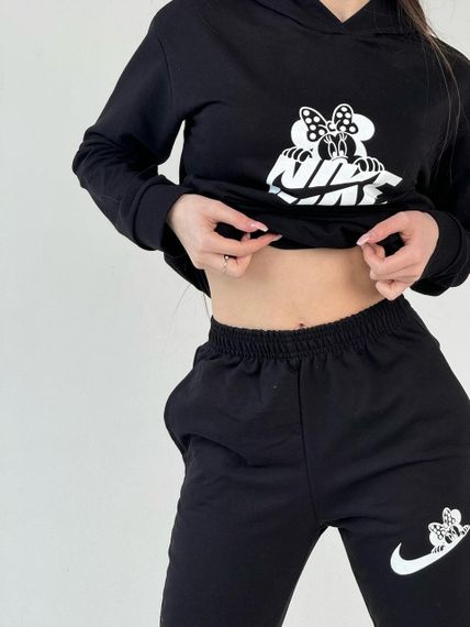 Жіночий спортивний костюм Nike чорний | Зображення 6