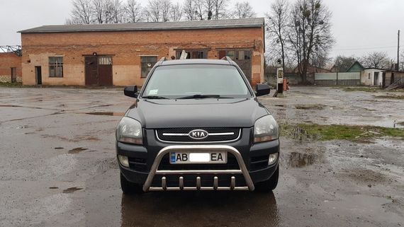 Кенгурятник WT003 (нерж.) для Kia Sportage 2004-2010 гг | Зображення 3