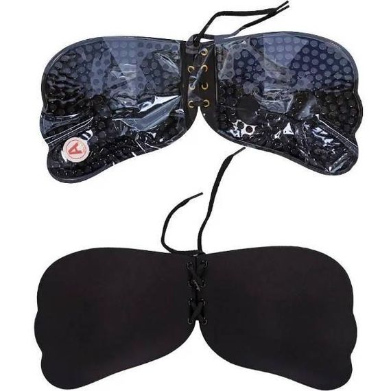 Невидимый бюстгальтер на клейкой основе Fly Bra Черный чашка А
