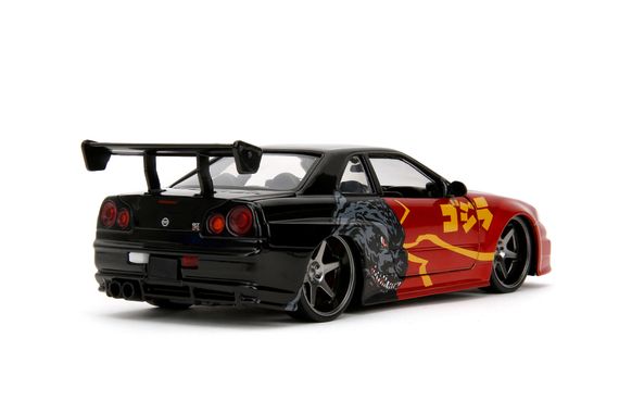 Игровая металлическая машинка Godzilla Нисан GTR | Зображення 7