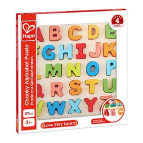 Пазл Hape деревянный Английский алфавит (E1551) - Топ Продаж!
