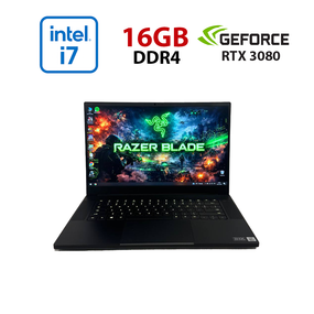 Игровой ноутбук Razer Blade 15 RZ09-0367 / 15.6" (1920x1080) IPS / Intel Core i7-10875H (8 (16) ядер по 2.3 - 5.1 GHz) / 16 GB DDR4 / 512 GB SSD NVMe / nVidia GeForce RTX 3080, 16 GB GDDR6, 256-bit / WebCam б/у
