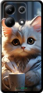 Чохол на Xiaomi Redmi Note 13 4G Білий кіт "5646b-3654-2448"