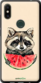 Чохол на Xiaomi Mi Mix 2s Єнотик з кавуном "4605b-1438-2448"