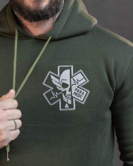 Худи CELEO на флисе Paramedic олива ВТ7993 | Зображення 4