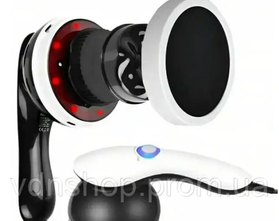 NEW Антицеллюлитный массажер Body Massage, 4 насадки / Вибромассажер с ИК подогревом / Массажер для тела | Зображення 1