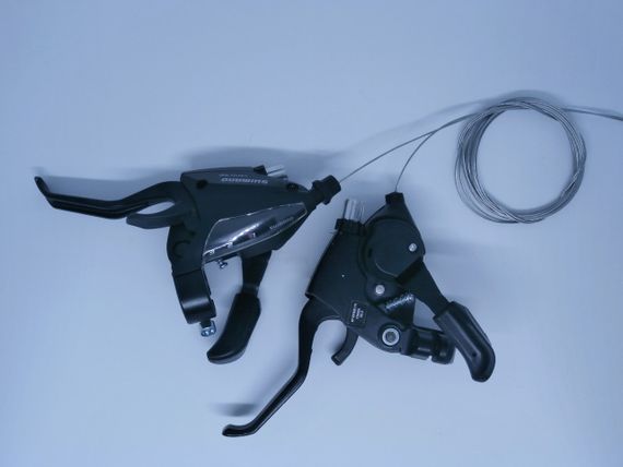 Моноблоки Shimano 3 7 швидкостей, манетки на велосипед XMN-019 | Зображення 5