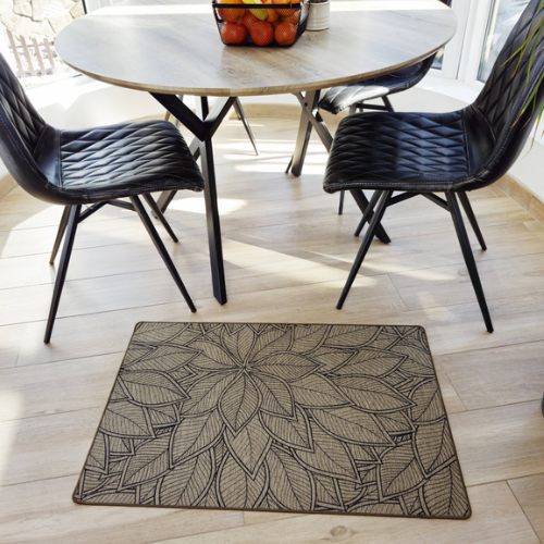 Килимок універсальний для підлоги льон Флора 70*120см Дариана | Зображення 2