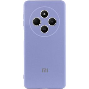 Чехол Silicone Cover Lakshmi Full Camera (AAA) with Logo для Xiaomi Redmi 14C / Poco C75 Сиреневый / Dasheen