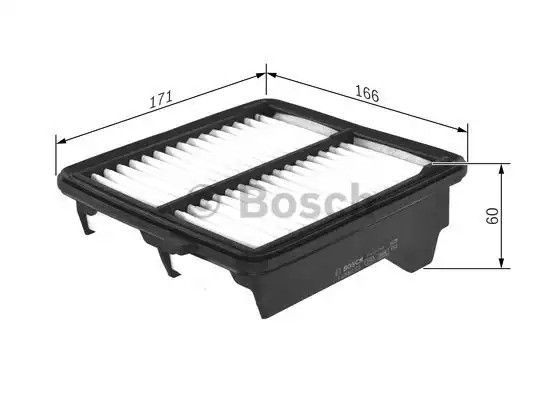 Фільтр повітряний HONDA JAZZ, BOSCH (F026400223) | Зображення 4