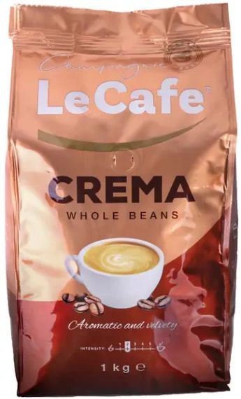 Кофе в зернах LE Cafe CREMA, 500г, купаж