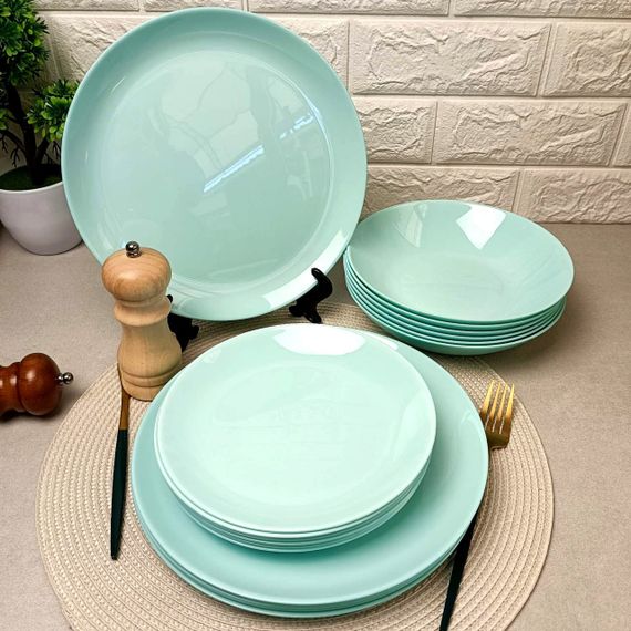 Столовый сервиз Luminarc Diwali Light Turquoise P2963, 18 предметов, на 6 персон | Зображення 2