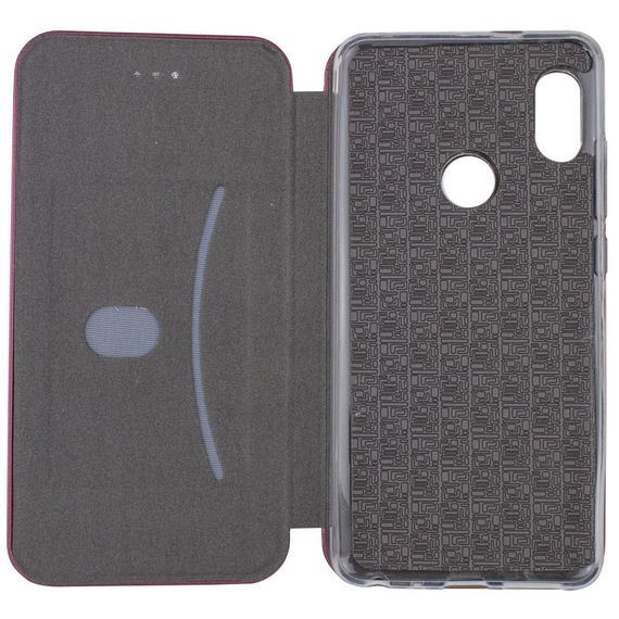 Шкіряний чохол-книжка Classy для Xiaomi Redmi Note 5 Pro / Note 5 (DC) Бордовий | Зображення 4