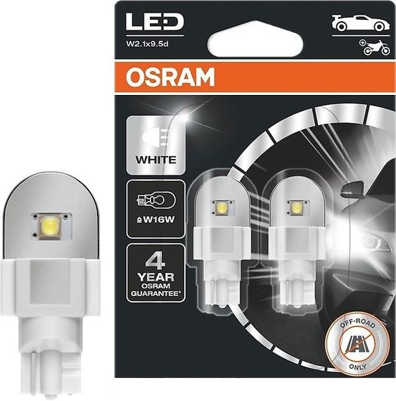 Автолампа діоди OSRAM 921DWP-02B LEDriving SL W16W T15 12 V W2.1X9.5d 6000 K 2 pcs. blister | Зображення 1