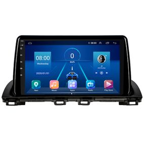 Штатная магнитола Lesko для Mazda 3 III (BM) 2013-2017 экран 9" 4/32Gb 4G Wi-Fi GPS Top