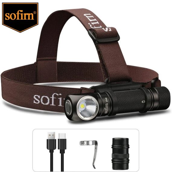 Світлодіодний налобний ліхтар Sofirn SP40 XPL LED EDC, акумуляторний 18650,1200 люмен | Зображення 2