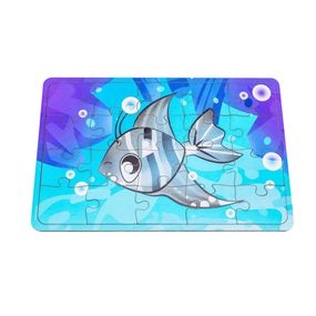 Детский деревянный пазл Морская рыбка Арт-10031, 20 элементов