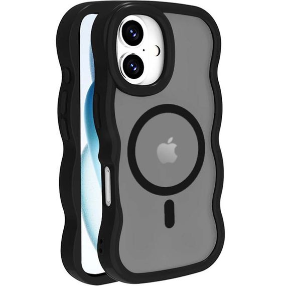 Чохол TPU+PC Undine with MagSafe для Apple iPhone 16 (6.1") Black