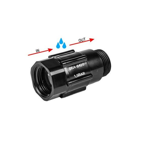 Редуктор тиску Bradas до 1,5 Bar різьба внутрішня – різьба зовнішня 3/4" 10 шт