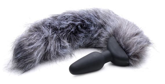 Анальна пробка хвостик із вібрацією Tailz Vibrating Anal Plug With Tail - Fox | Зображення 3