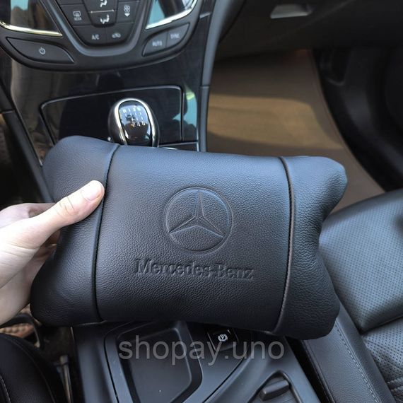 Мягкая подушка для путешествий подголовник Mercedes-Benz Мерседес, Авто подушки в машину JO-37 | Зображення 9