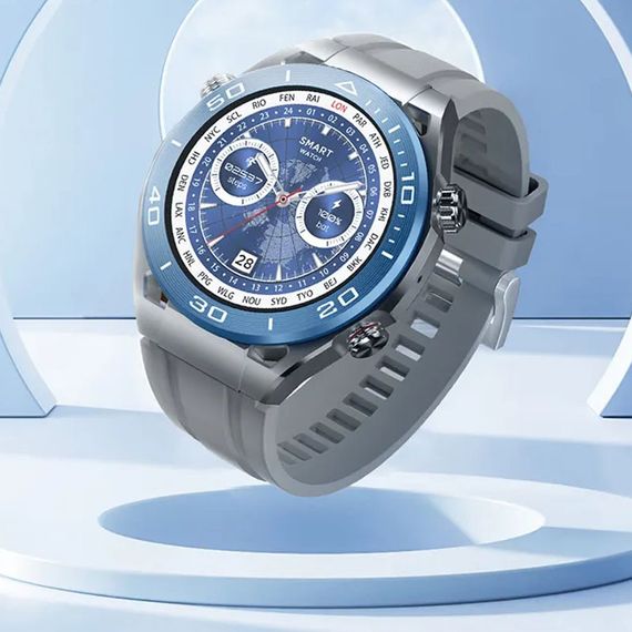 Смарт-годинник Hoco Smart Watch Y16 Smart sports watch (call version) Silver | Зображення 2