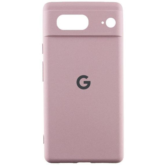 Чохол Silicone Cover Lakshmi Full Camera (AAA) with Logo для Google Pixel 8 Рожевий / Pink Sand