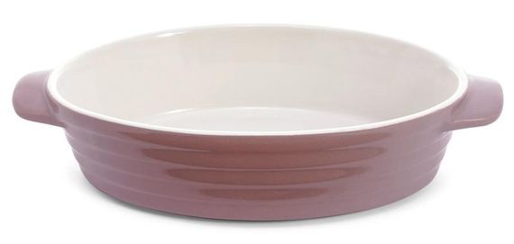 Форма для випічки Augsburg керамічна 24х14.5х5.5см овальна з ручками (какао)