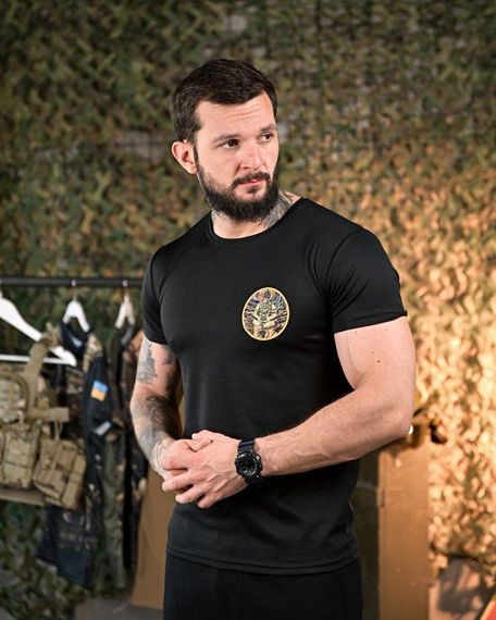 Тактична потоотводна Футболка Небесна кара black ПП7895 | Зображення 2