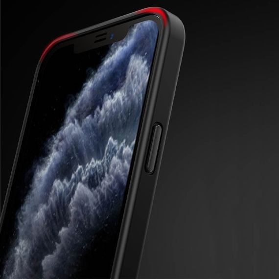 TPU+PC чохол Metal Buttons with MagSafe для Apple iPhone 12 Pro Max (6.7") Чорний | Зображення 2