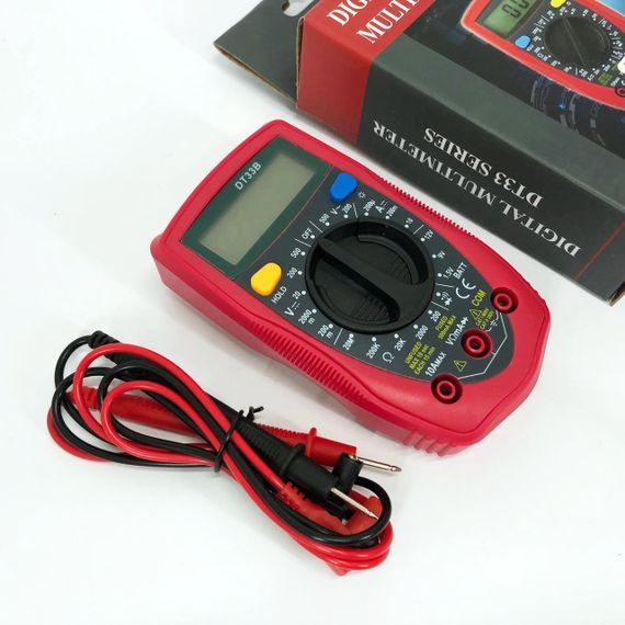 Цифровий Мультиметр 33 B DT DIGITAL струмові кліщі тестер, амперметр мультиметр, тестер напруги | Зображення 8